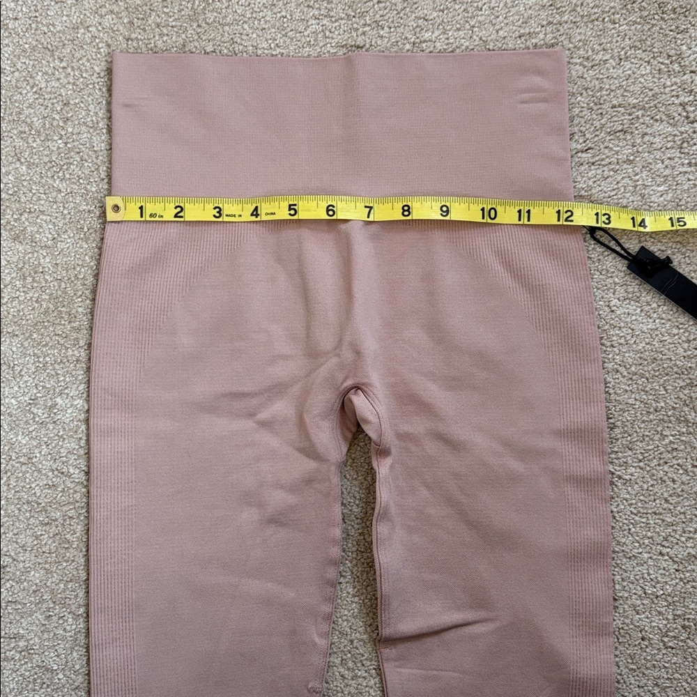 Set Active Sculptflex Ribbed High Rise Leggings In Dusty/Neutral Pink - Picture 8 of 10
